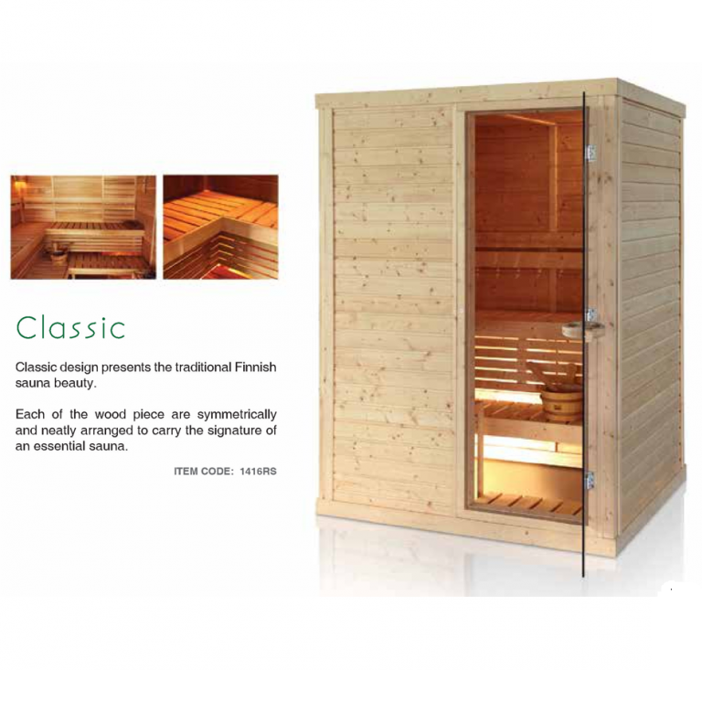 23 PERSON 1414RS NORDIC SPRUCE RIGHT DOOR TRADITIONAL FINNISH SAUNA