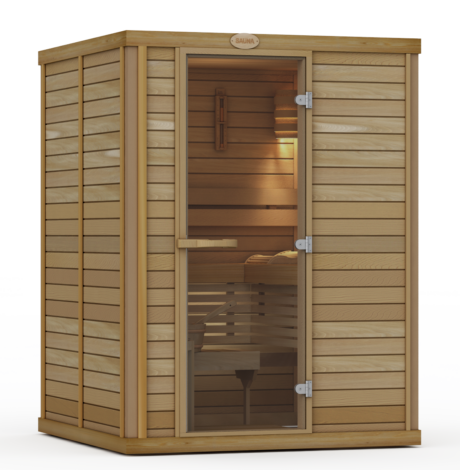 3-4 PERSON HOME SAUNA – MODEL 1616RL SPRUCE
