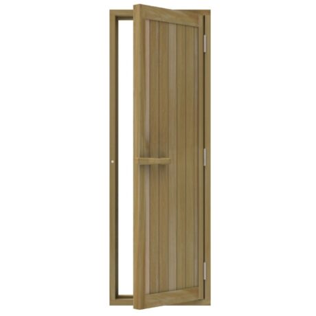 SAUNA DOOR - FULL CEDAR 4 SIDED FRAME HORIZONTAL HANDLE SAWO 734-4SD