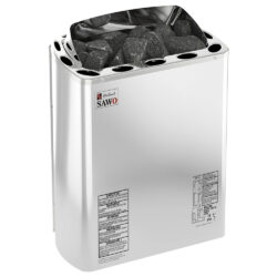 3.6kW MINI PREMIUM STAINLESS STEEL SAUNA HEATER requires digital controls MN SAWO HEATER
